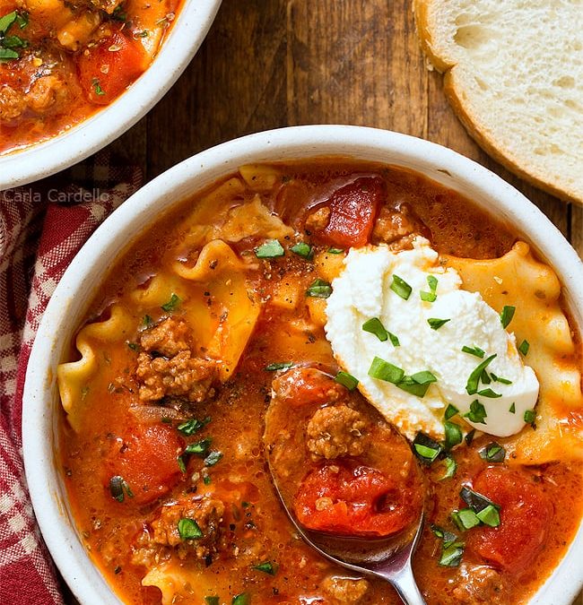 Lasagna Soup