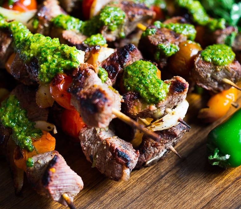 Grilled Chilean Beef Kabobs