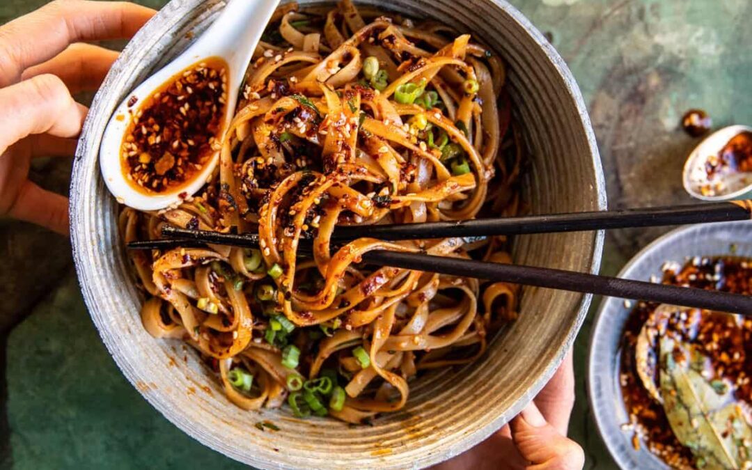 Honey Garlic Chili Crisp Noodles