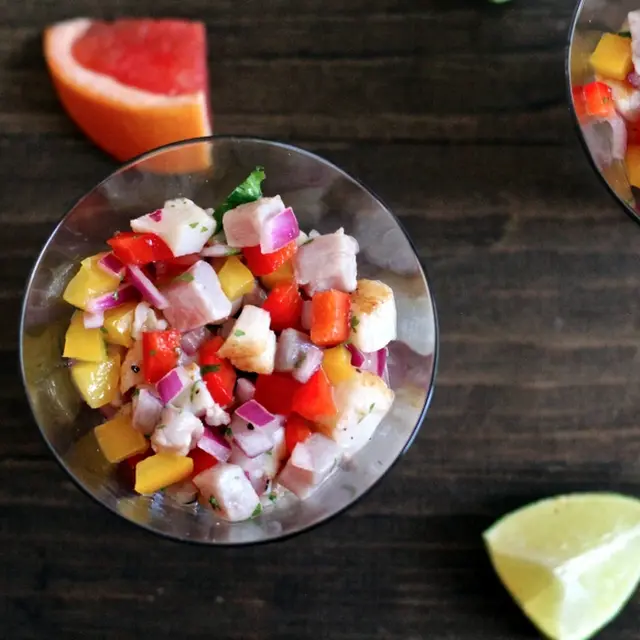 Tuna Steak & Seared Scallop Ceviche