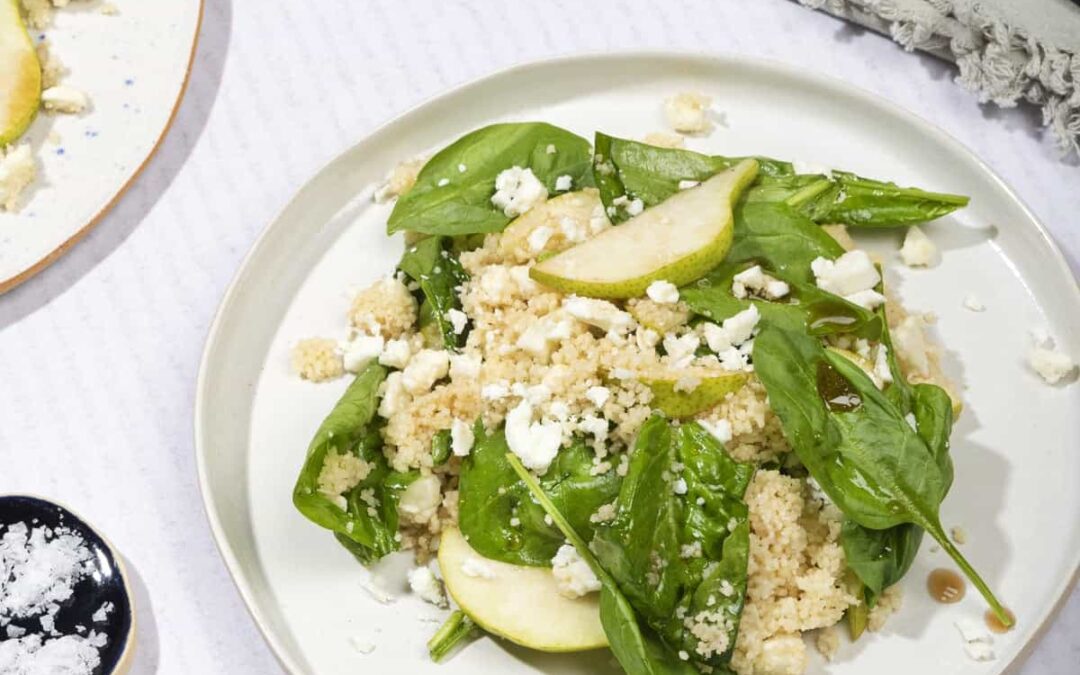 Couscous & Pear Salad with Goat’s Cheese