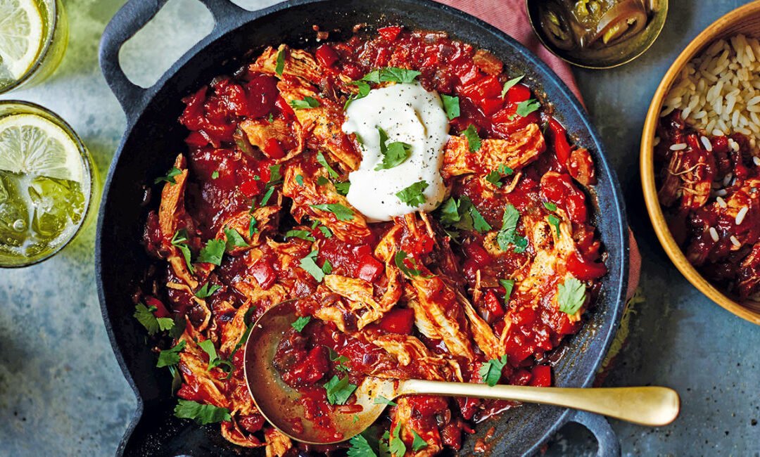 Mexican Chicken Stew with Quinoa and Beans