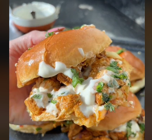 Garlic Chicken Tikka Sliders